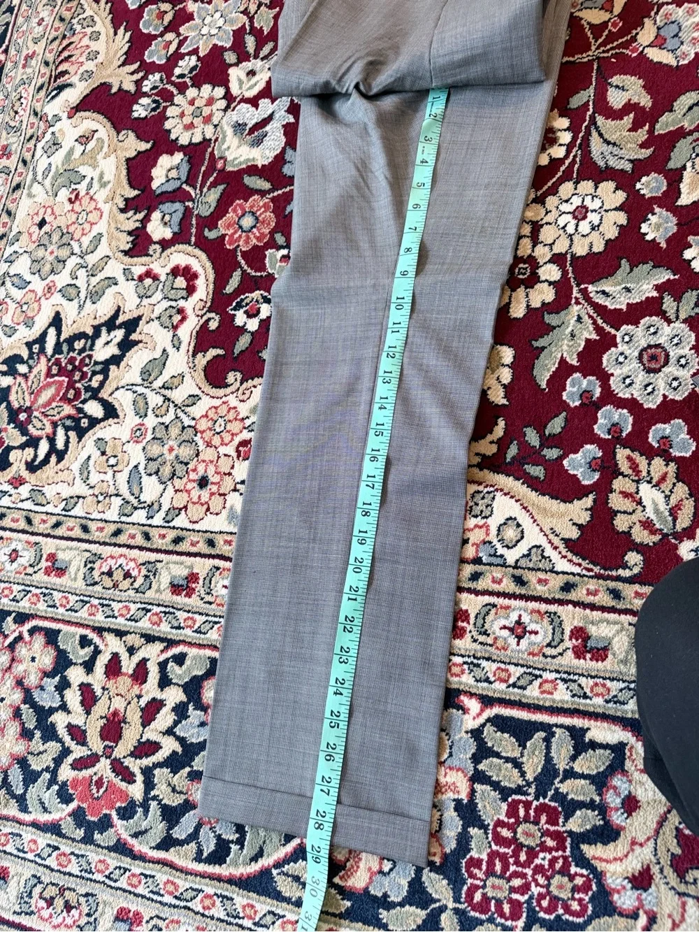 Men's Classic Gray Two-Button suit - Red Saks fifth Avenue